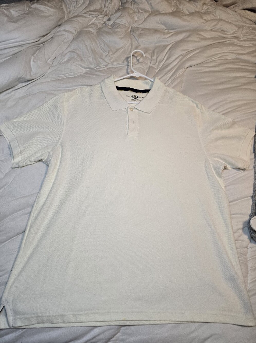 Club Room Men's White Short-Sleeve Polo